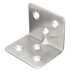 Soportes de pared en forma de L de acero inoxidable con revestimiento de zinc
