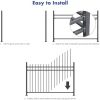 Outdoor Aluminum Garden Fence /Wire Mesh/Steel Panel Fence Security Wire Mesh Stainless Steel Fence for Garden/Farm/Factory