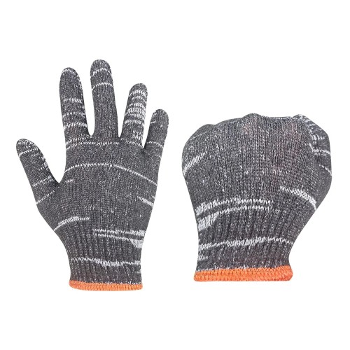 Cotton Knitted Hand Gloves Personal Protective Equipment Safety Work Glove