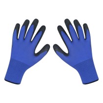 China Wholesale Personal Protective Equipment Latex Crinkle Coated Gloves