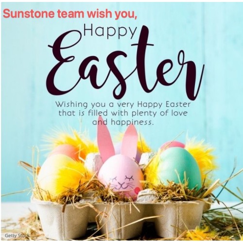 Happy Easter from Sunstone – Wishing You Joy, Health, and Success