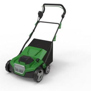 40V 3000RMP Battery Sweeper with a  45L Grass Catcher 380mm Working Width and 5 Optional Working Depth