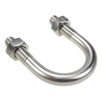 All Size Round Bended Pipe Clamp U Type Lock Stainless Steel U Bolts