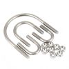 All Size Round Bended Pipe Clamp U Type Lock Stainless Steel U Bolts