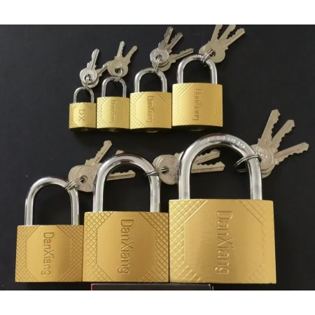 Professional Painted Surface Copper-imitation lock For Furniture Use