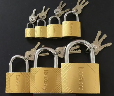 Professional Painted Surface Copper-imitation lock For Furniture Use