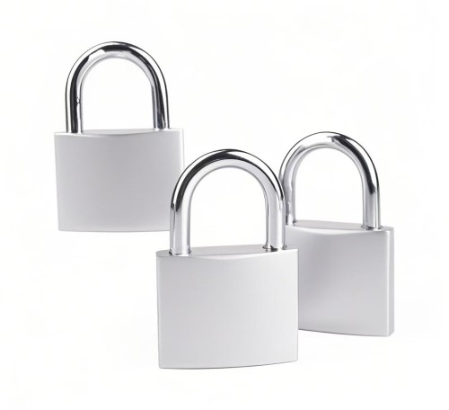 Premium Imitation Stainless Steel High - Security Durable Anti - Corrosion Padlock