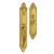 European Style Antique Brass Main Door Handle with Zinc Alloy Welding Hinge