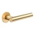 Gold Color Villa Construction Decorative Hardware Door Handles with Plate
