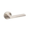 Gold Color Villa Construction Decorative Hardware Door Handles with Plate
