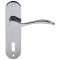 Gold Color Villa Construction Decorative Hardware Door Handles with Plate