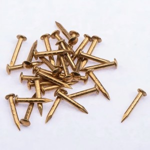 1.2mm 1.5mm 2.0mm 2.8mm Pure Copper Nail Round Head Brass Nails