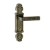 Hot Selling Gold Noble Brass Carved Main Door Wooden Door Lock Villa Brass Door Handle Lock Set