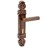Hot Selling Gold Noble Brass Carved Main Door Wooden Door Lock Villa Brass Door Handle Lock Set