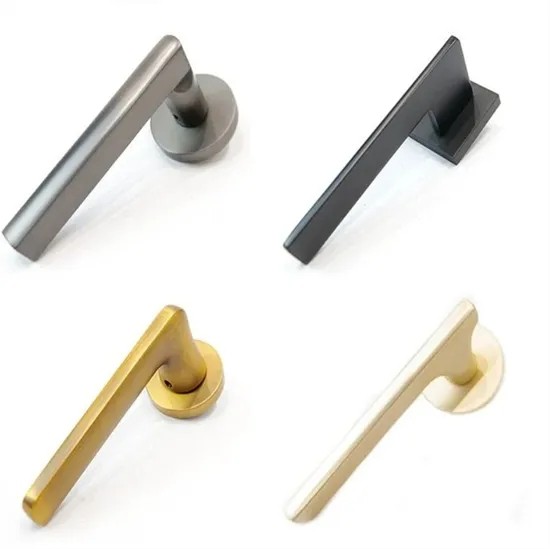 Zinc Alloy Villa Main Door Lock Handle with Welding on Hinge