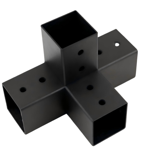 China Customized Powder Coated Bolt Down Pole Anchor Plate Wood Post Ground Support Supplier