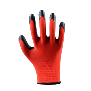 13G Polyester Nitrile Foam Coated Garden Safety Work Gloves