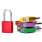 Aluminum Padlock Anodized Anti-UV Spark and Corrosion Resistance for Industrial Lockout-Tagout