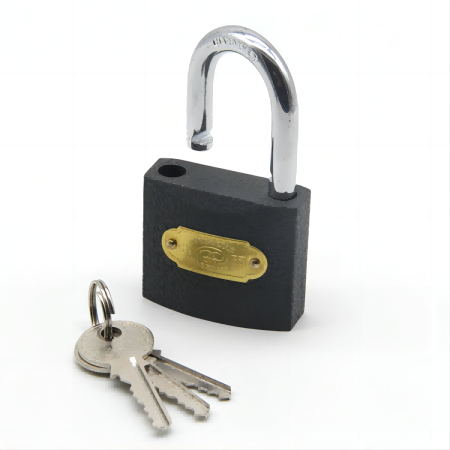 Factory Wholesale Steel Iron Heavy Duty Black Padlock