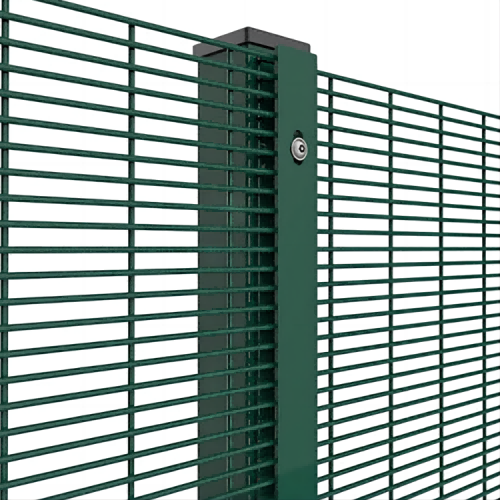 Metal Fence Mesh Clamp Type/ Self-Lock Pedestrian Fence Metal Fence with Arc Fence Top Design