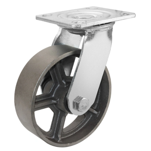 4 5 6 8inch Heavy Duty All Iron Steel Swivel Caster Wheel