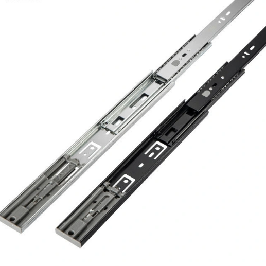 Undermount Slide Rails 3 Section Hidden Undermount Slider Soft Close Telescopic Channel Slim ...