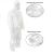 PPE-Plus White Color PP+ PE Material Protective Clothing