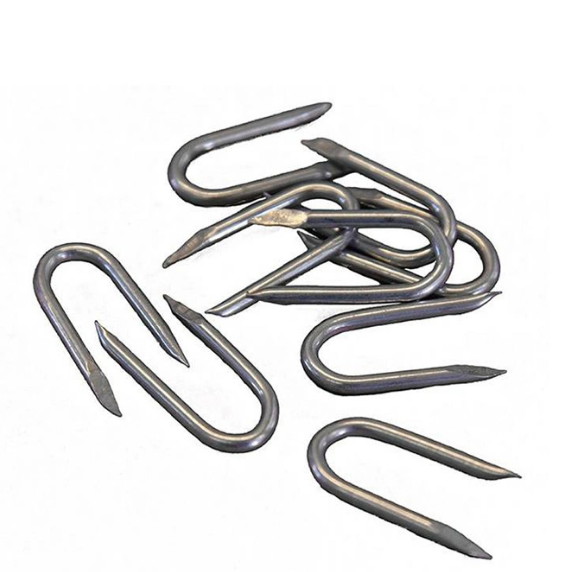 Barbed Fence Staples U Type Nails Used for Fixing Fence Wire to Wooden Posts