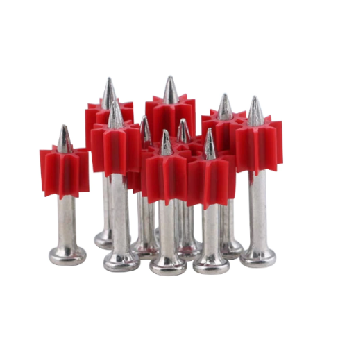 Drive Pin Shooting Nail with Red Plastic Used for Actuated Fastening Tool