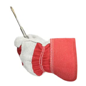 Custom Split Leather Double Palm Work Gloves, CE Approved, Bulk Orders for Wholesale, OEM/ODM Services - Ideal for Construction Brands