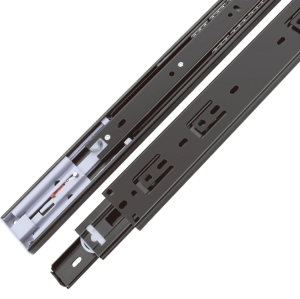 Riel deslizante para cajón de extensión completa telescópico con rodamiento de bolas de metal personalizado de 45 mm