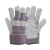 Cow Split Leather Double Palm Work Gloves for Construction CE Certified