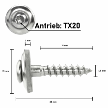 New Custom Stainless Steel Wood Screws