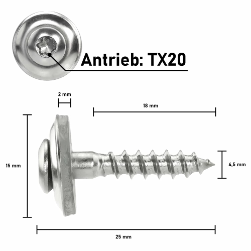 Nuevos tornillos para madera de acero inoxidable personalizados