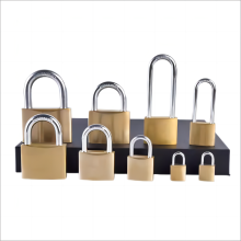 Sunstone Brass Padlock with Multiple Shackle Lengths