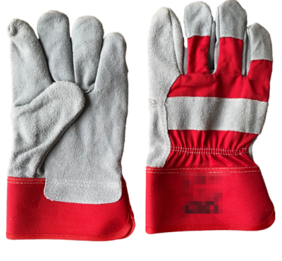 Guantes de trabajo de doble palma de cuero partido personalizados, aprobados por la CE, pedidos al por mayor, servicios OEM/ODM, ideales para marcas de construcción