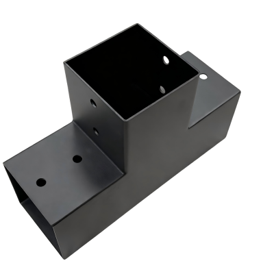 China Customized Powder Coated Bolt Down Pole Anchor Plate Wood Post Ground Support Supplier