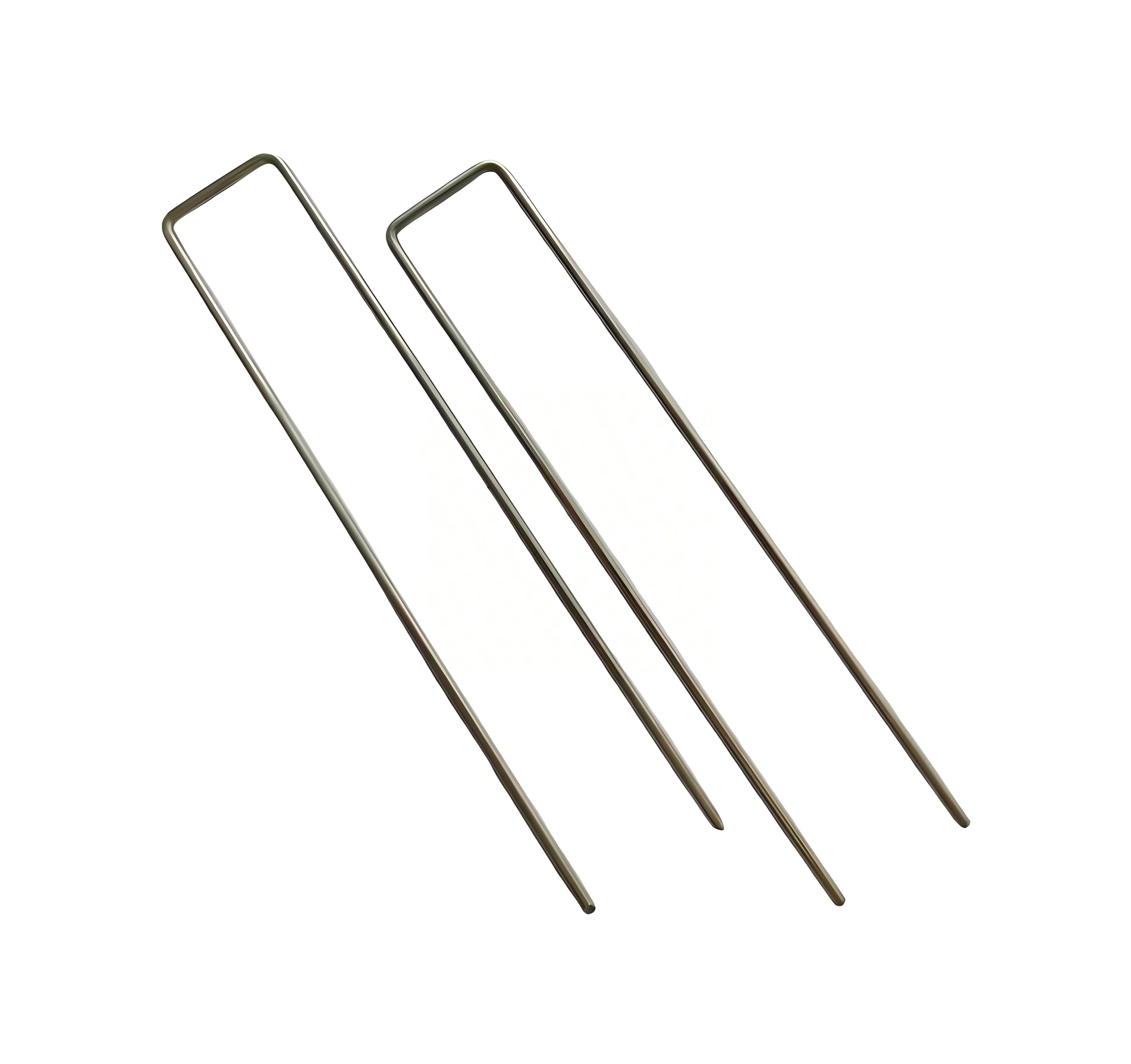 Instalación de césped artificial con clavos en U totalmente personalizados y duraderos