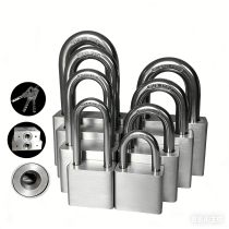 Premium Imitation Stainless Steel High - Security Durable Anti - Corrosion Padlock