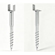 U-Type vs L-Type Spiral Ground Piles