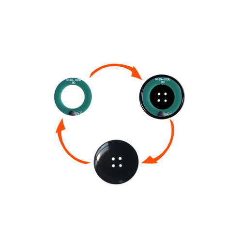 Etiqueta electrónica de botón inteligente NFC, lavable, de alta frecuencia, RFID, sellada con resina epoxi de 13,56 MHz, resistente a altas temperaturas