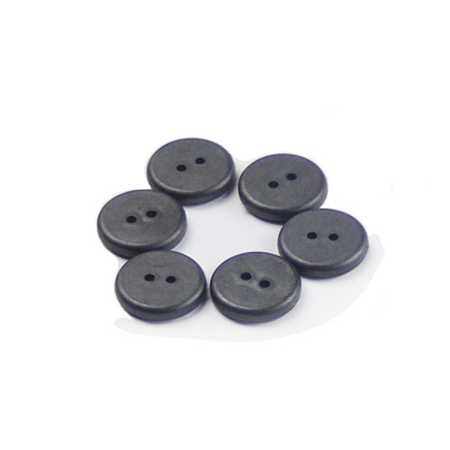 Traceable Button Double Hole High Temperature Resistance PPS Laundry RFID Electronic Label 15mm