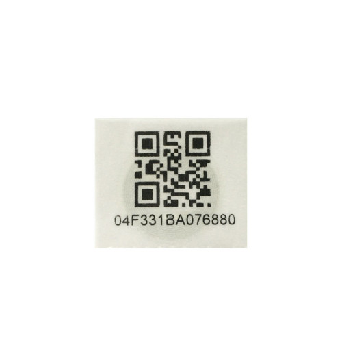 Autocollant RFID PET 13.56MHz, étiquette intelligente, puce ISO15693, Code QR imprimable, étiquette en papier NFC