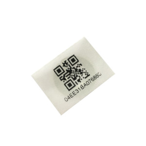 Autocollant RFID PET 13.56MHz, étiquette intelligente, puce ISO15693, Code QR imprimable, étiquette en papier NFC