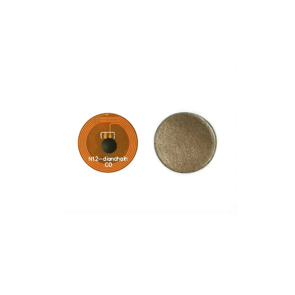 High-frequency flexible FPCNFC tag diameter 12mm MIFARE DESFire EV1 D23 chip access control management RFID tag