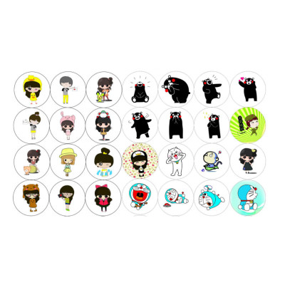 Dry Inlay ICODE SLIX NFC Tags Pvc Sticker Rfid Card Printable Nfc Tag 30 diameter