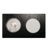 Diameter 23 rewritable 13.56MHz RFID small sticker label NFC/HF aluminum antenna embedded paper label FM11NT021 chip