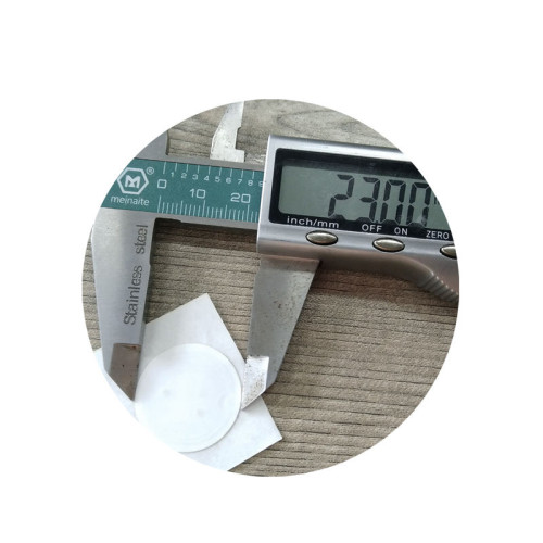 Diameter 23 rewritable 13.56MHz RFID small sticker label NFC/HF aluminum antenna embedded paper label FM11NT021 chip