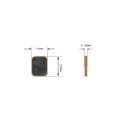 Etichette personalizzate per bombole di gas da 22 * 16 mm Materiale ABS Etichette per scaffali elettronici NFC personalizzati Piccola etichetta NFC impermeabile e antipolvere