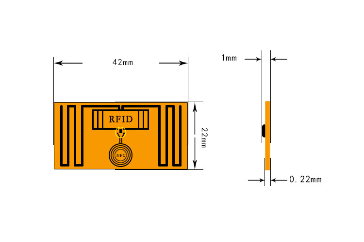 TAG NFC FPC da 6 mm